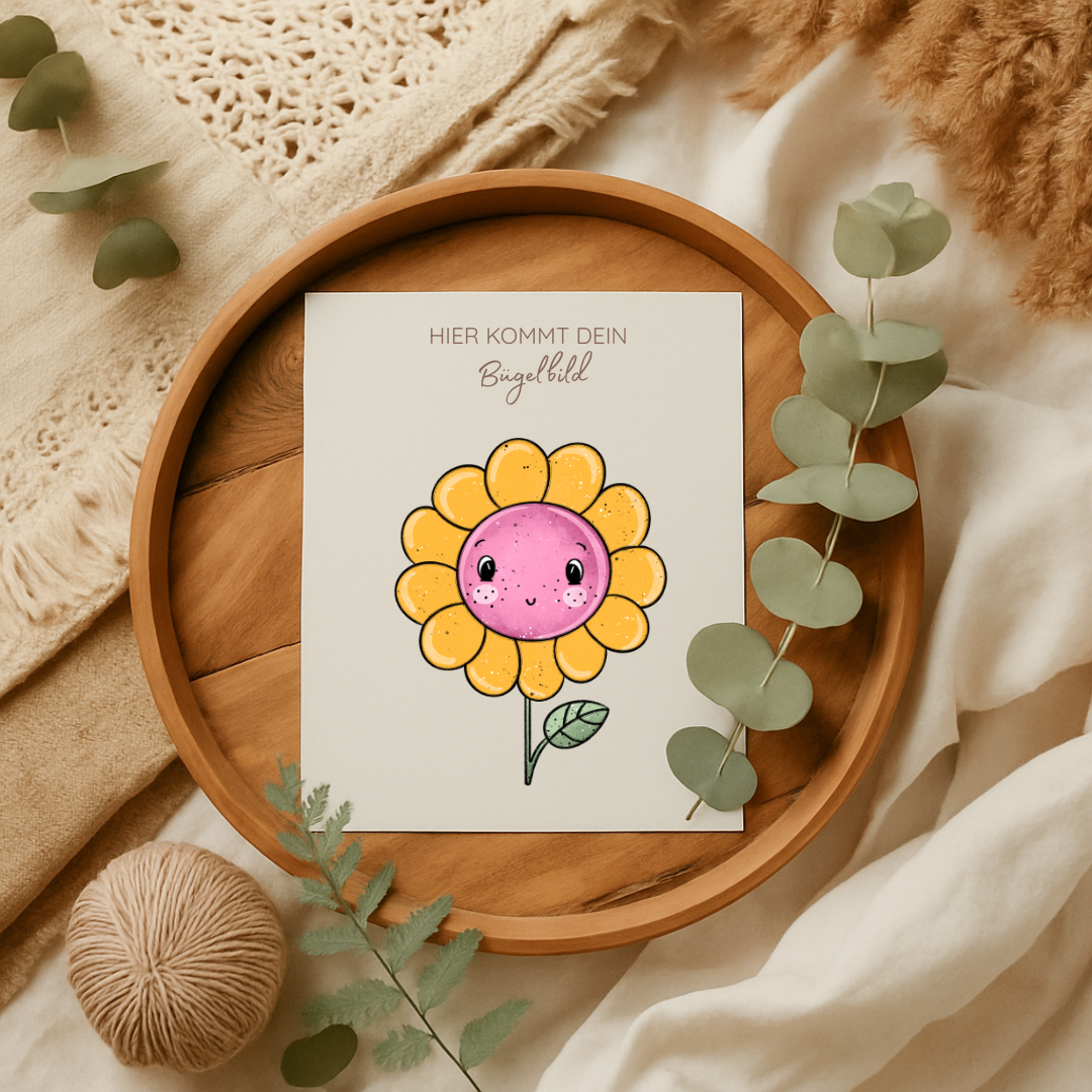 Bügelbild: Flowerbabys