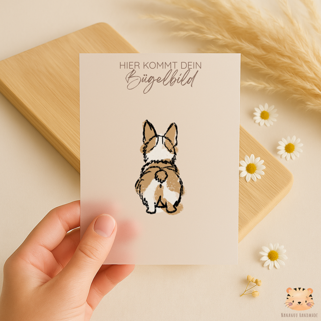 Vorbestellung: Bügelbild Doodle Wuffis