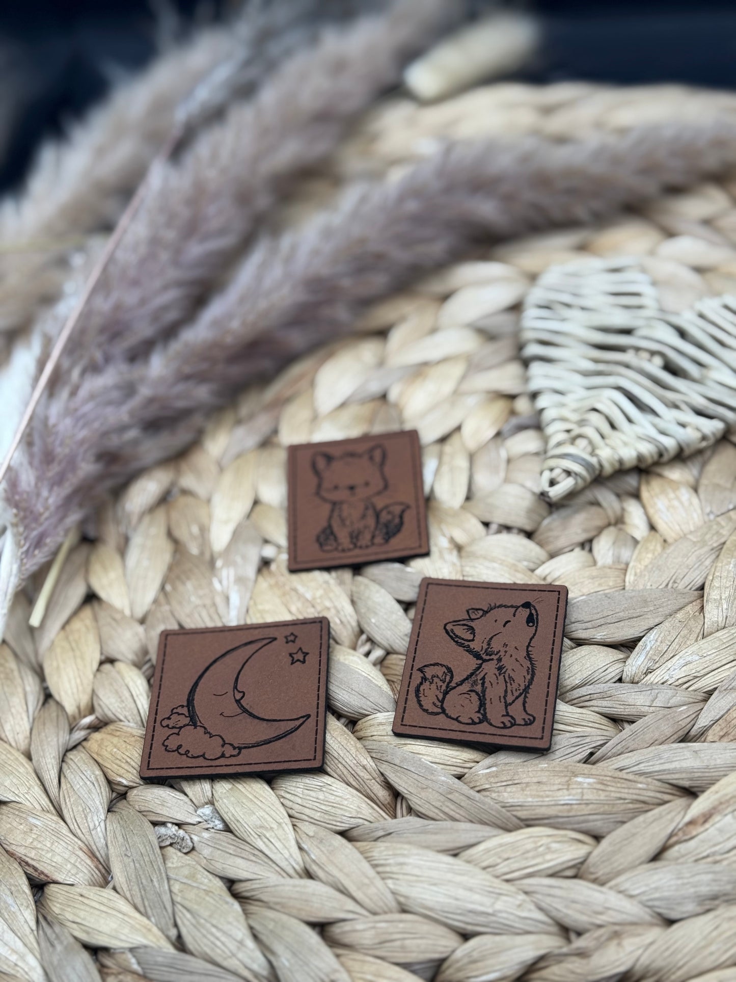 Kunstleder-Label Wolfi
