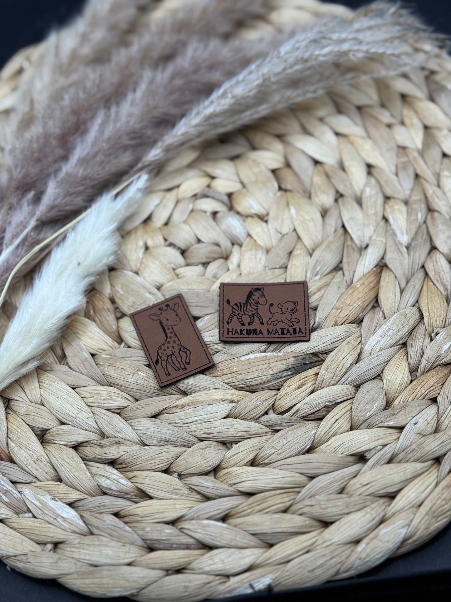 Kunstleder-Label Savanne