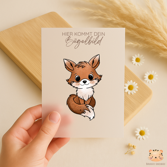 Bügelbild: Fuchsilein