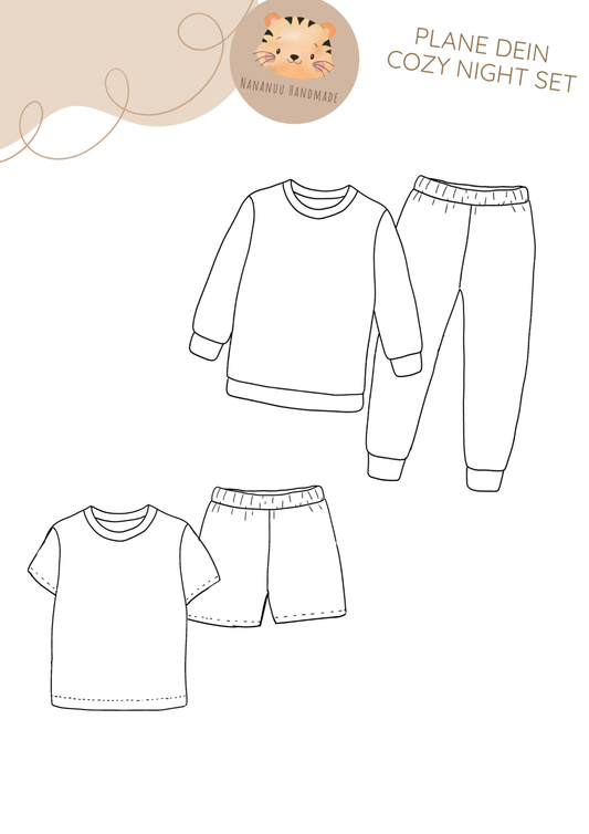 Malvorlage: Plane dein Cozy Night Set