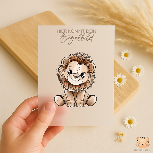 Bügelbild Löwilein