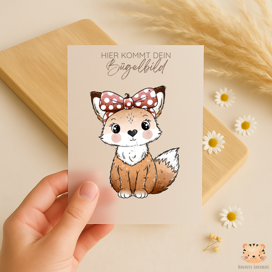 Vorbestellung: Bügelbild Foxworld