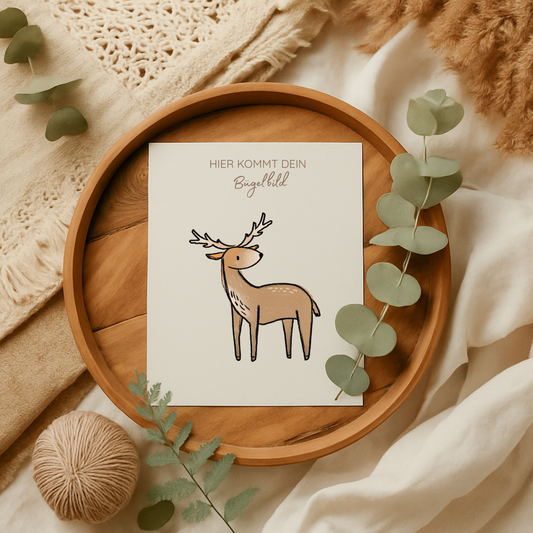 Bügelbild: Waldzeit