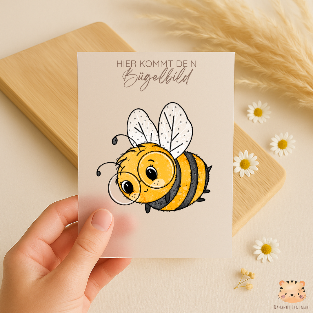 Bügelbild Bienchen