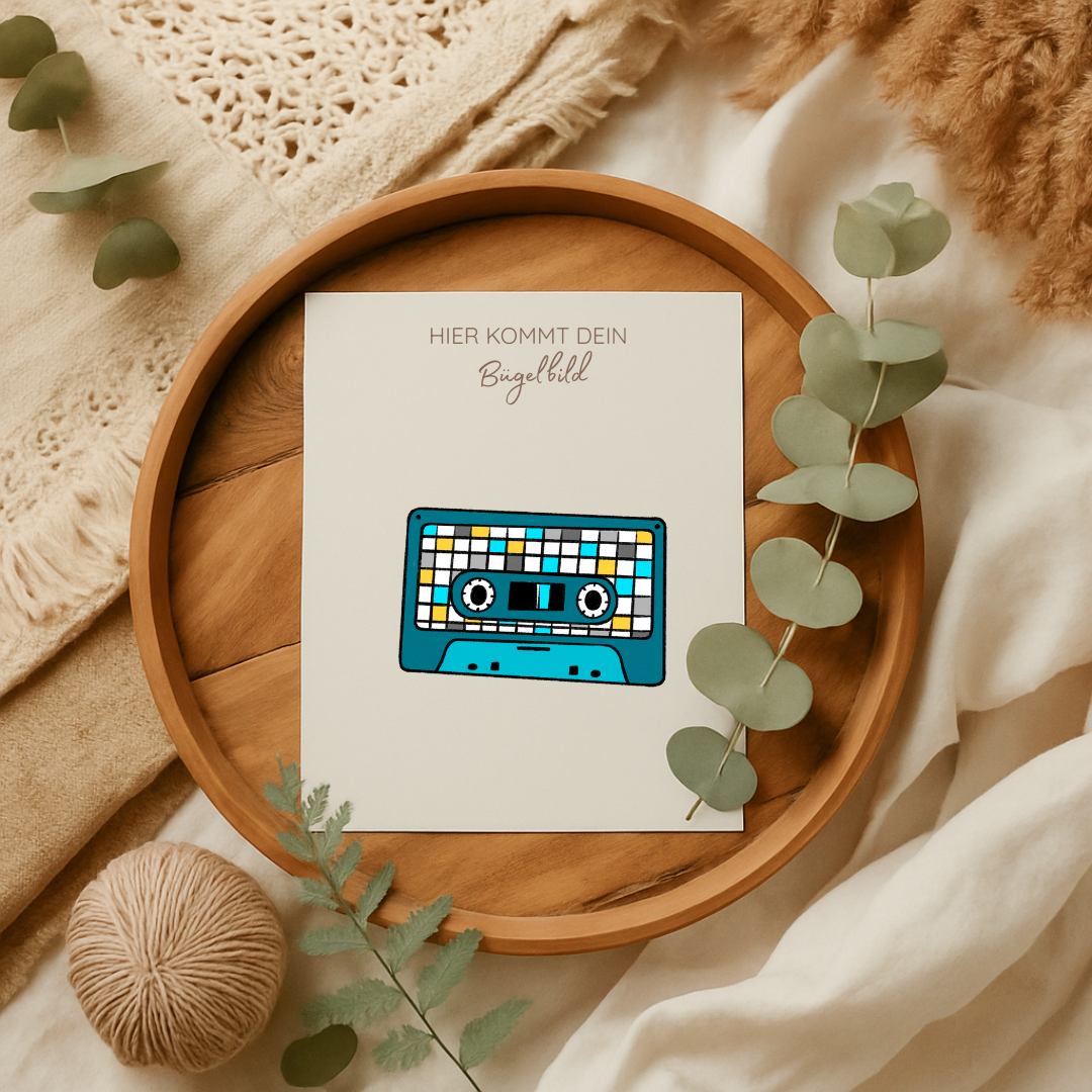 Bügelbild: Happy Tape