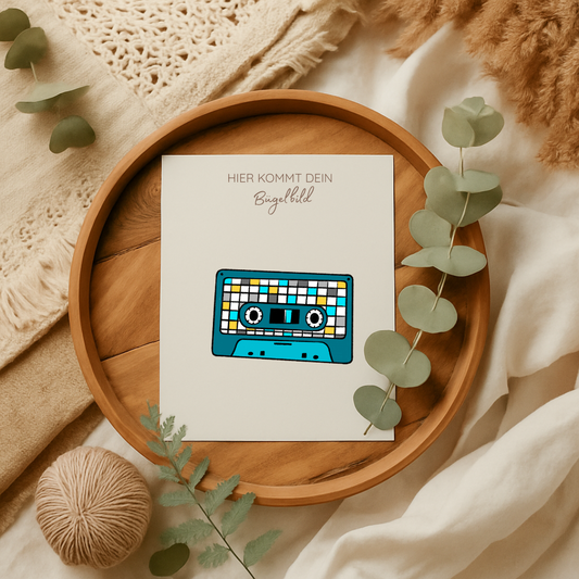 Bügelbild: Happy Tape