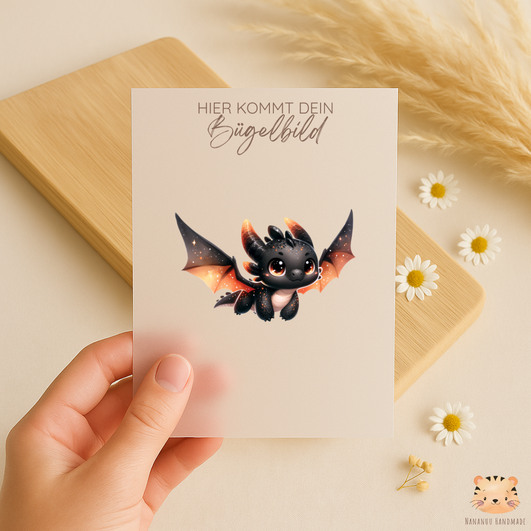 Bügelbild: Mystic Dragons