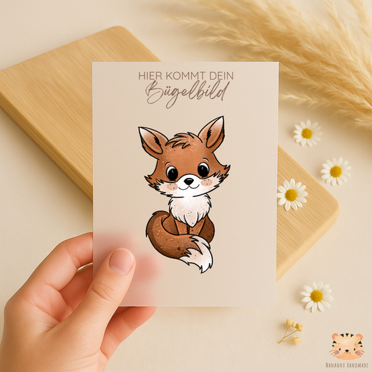 Bügelbild Fuchsilein