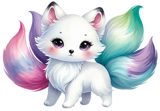 Rainbow Kitsune
