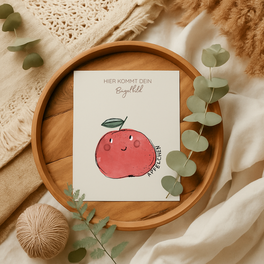 Bügelbild: Apfelyummy