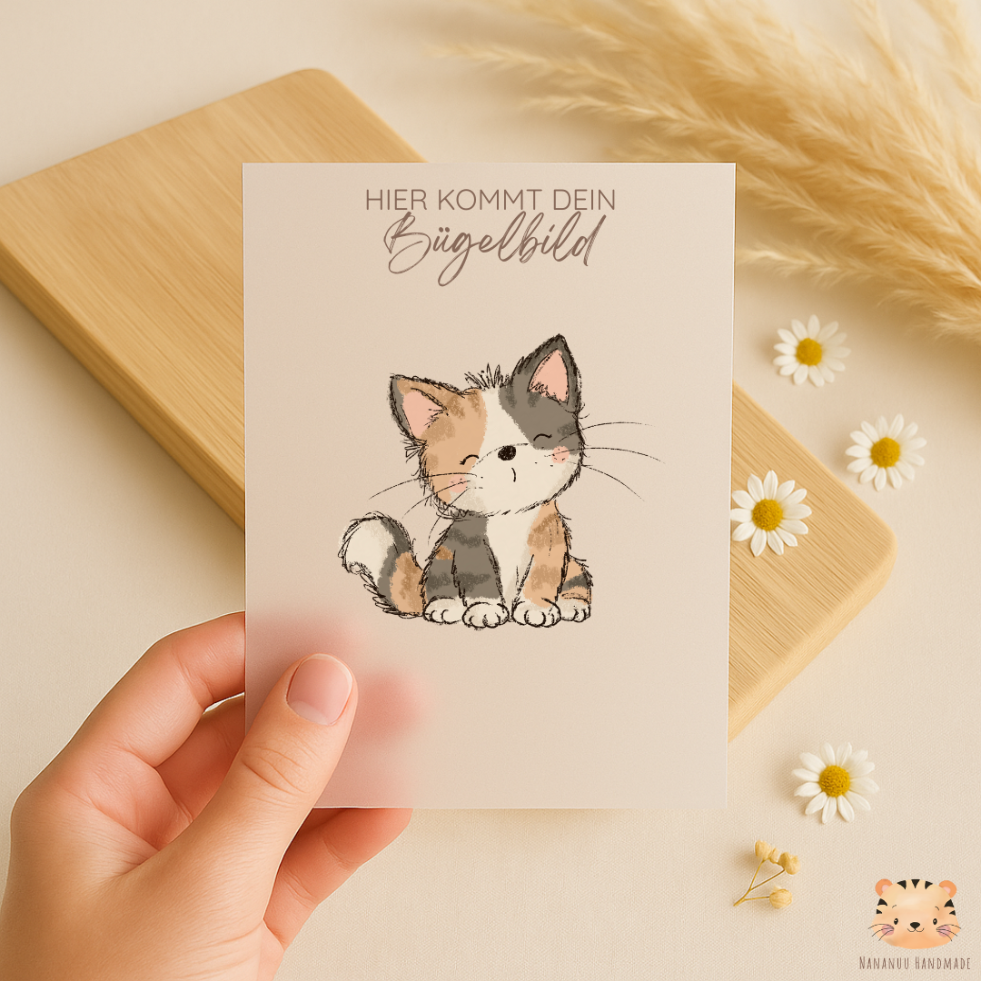 Vorbestellung: Bügelbild Catlover
