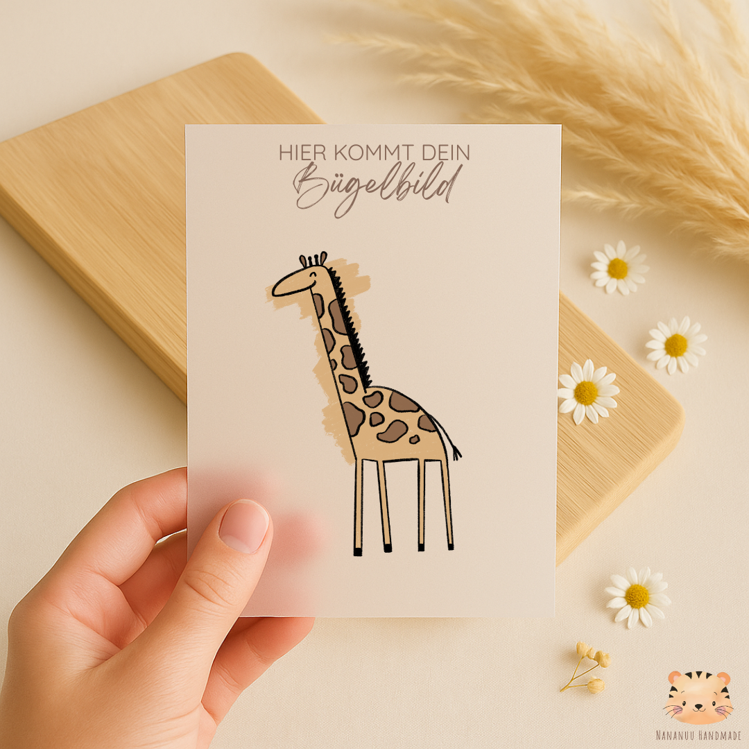 Vorbestellung: Bügelbild Be Wild