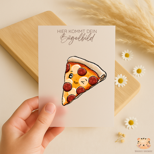 Bügelbild: Pizzalein