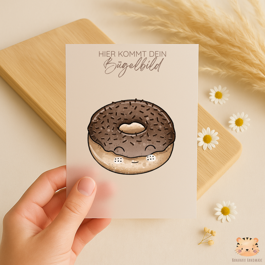 Bügelbild Donut Love