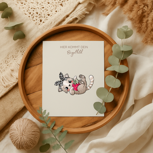 Bügelbild: Kätzchen