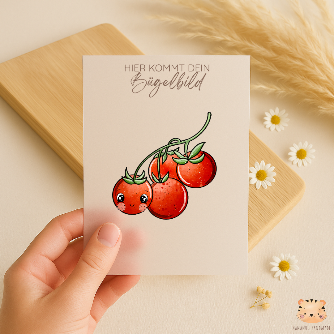 Vorbestellung: Bügelbild Tomaties