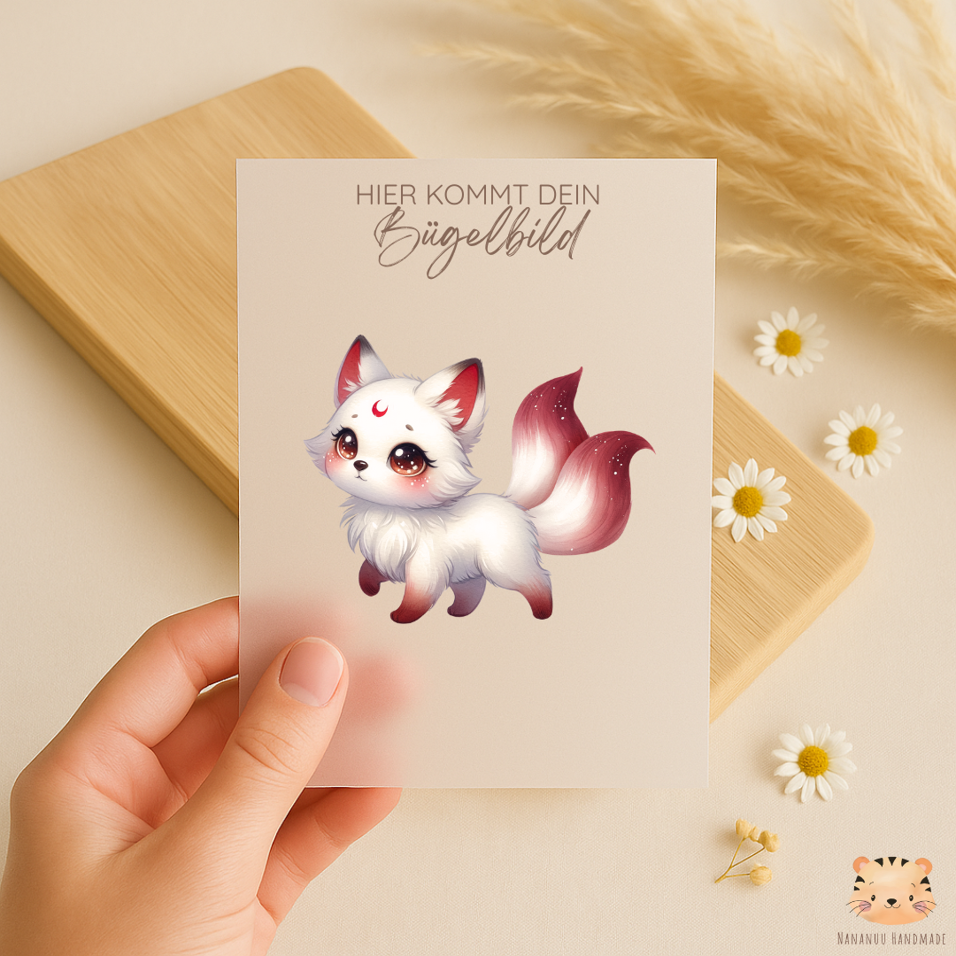 Bügelbild: Kitsune Moonlight