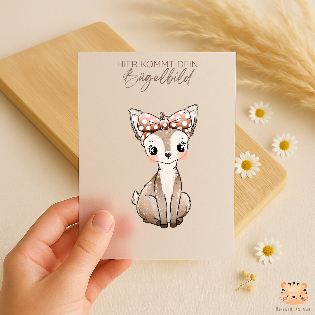 Bügelbild: Rehkitzi