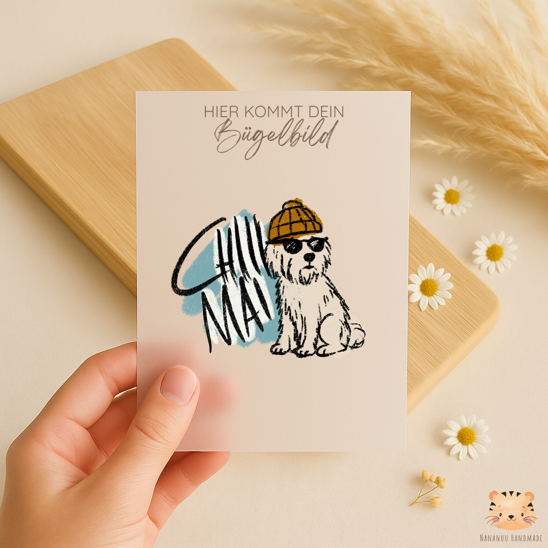 Vorbestellung: Bügelbild Doodle Wuffis