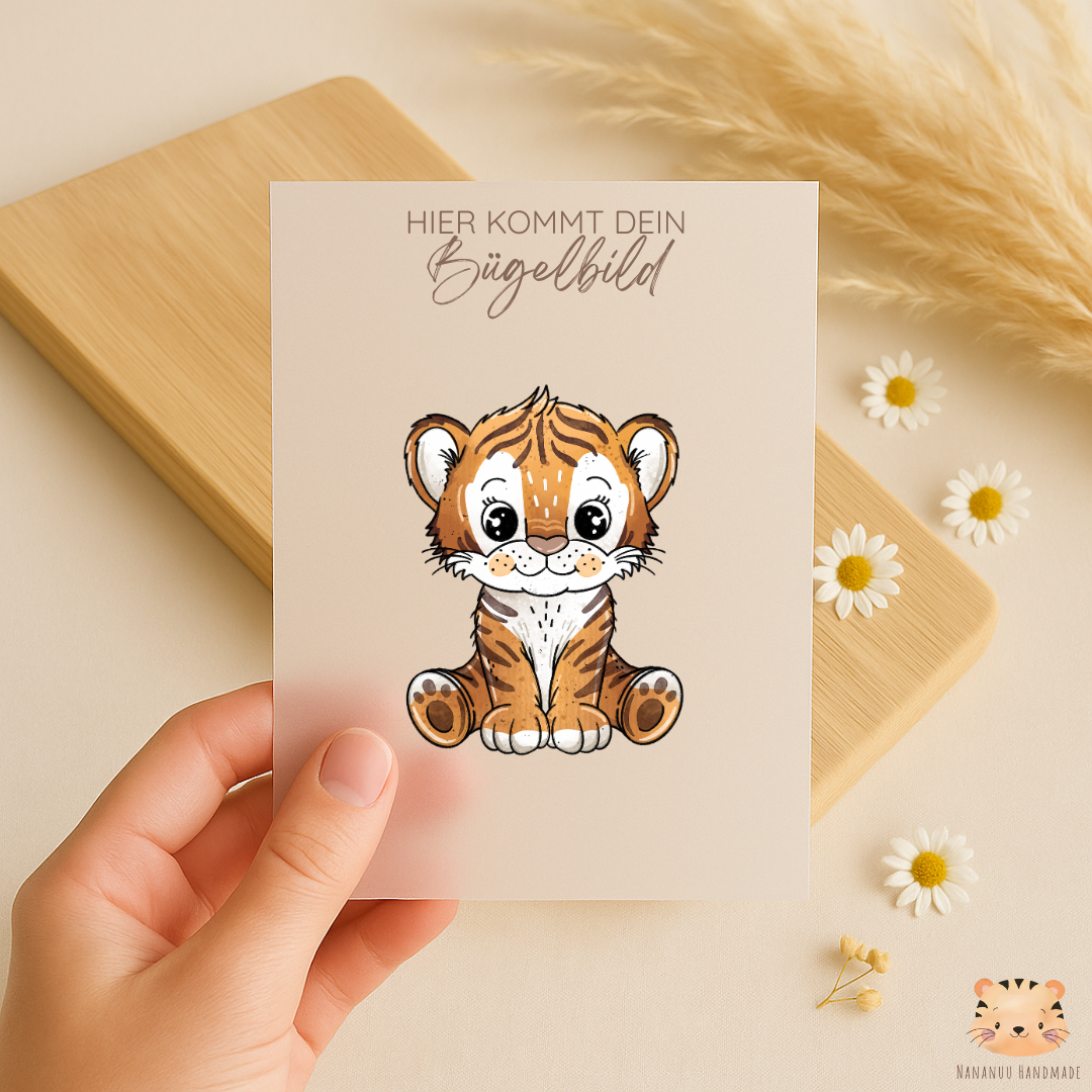 Bügelbild Tigerchen