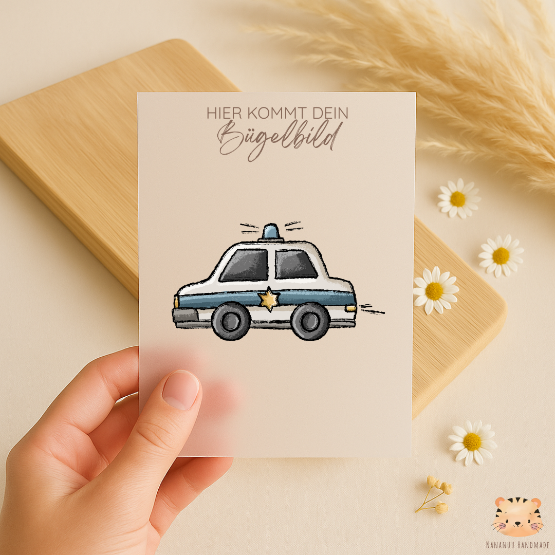 Bügelbild: Policetime