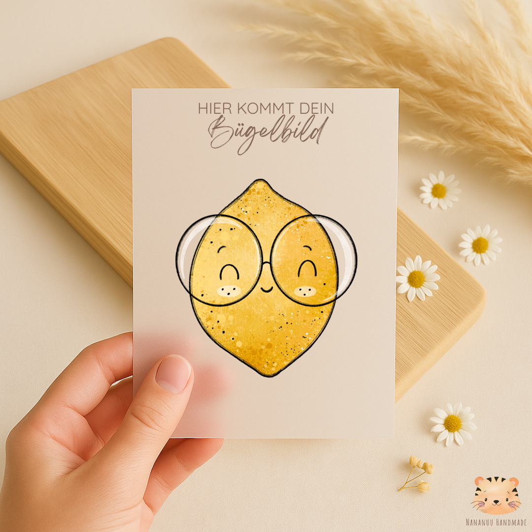 Bügelbild Zitronlein