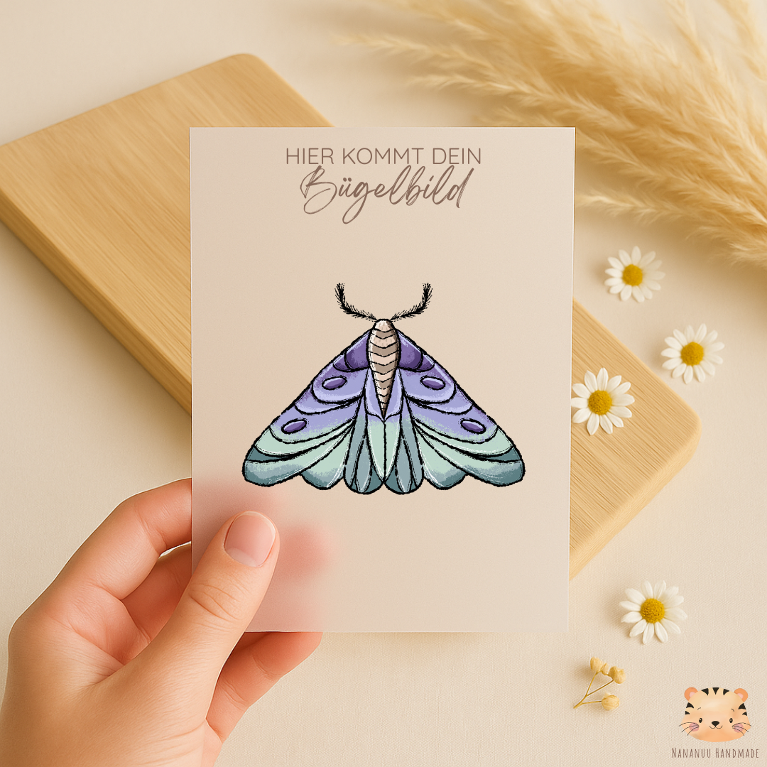 Vorbestellung: Bügelbild Motten