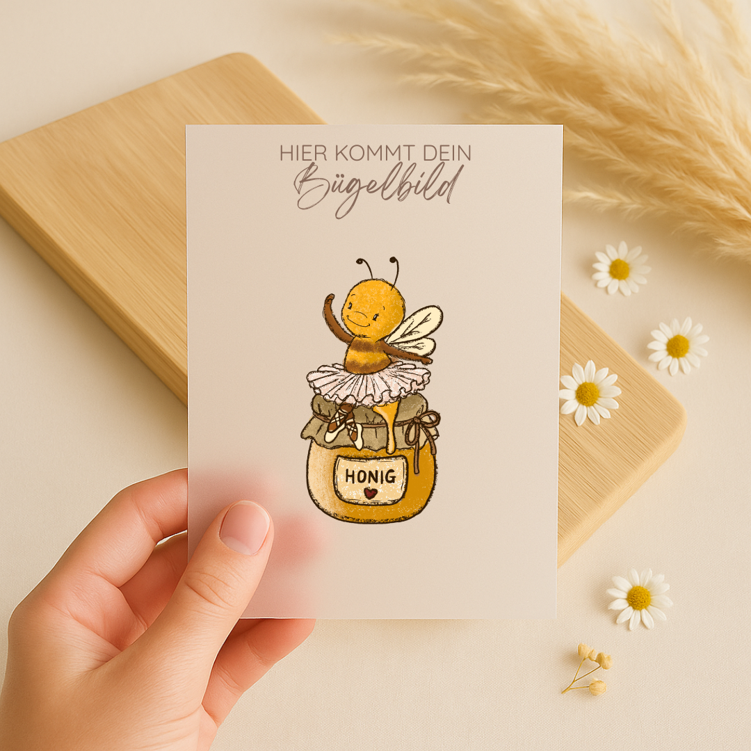Vorbestellung: Bügelbild Bienenbalett