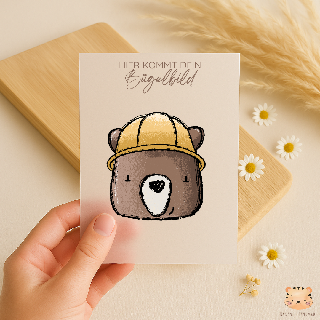 Bügelbild Baustellenleitung