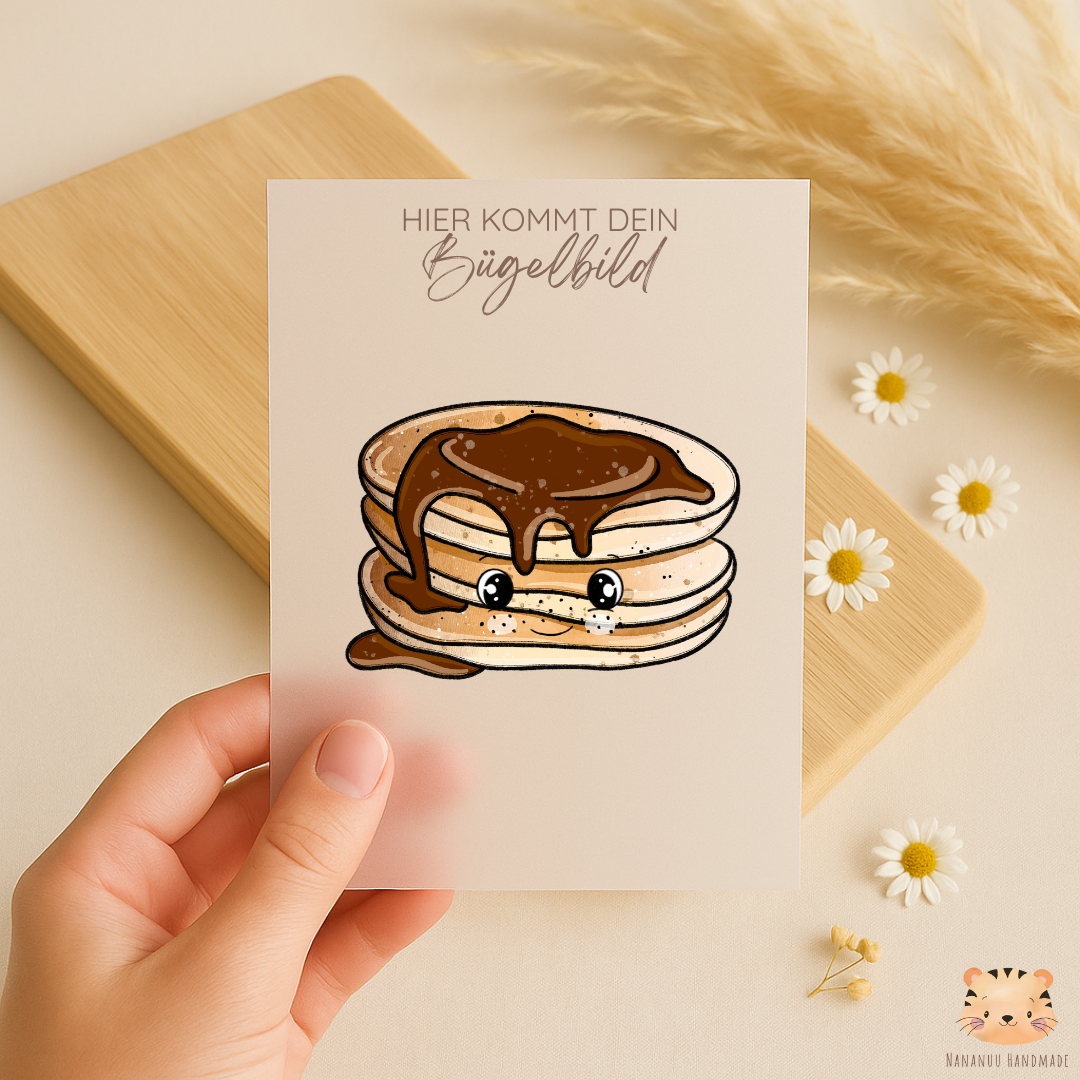 Bügelbild: Pfannkuchen