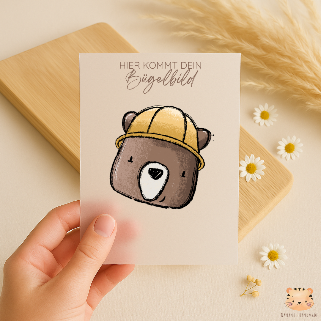 Bügelbild: Baustellenleitung