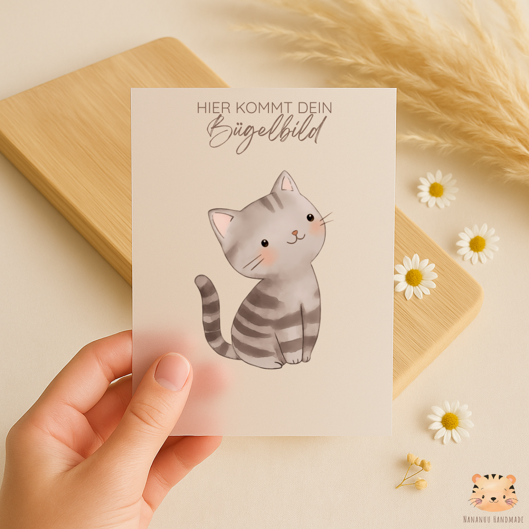 Vorbestellung: Bügelbild Kitty