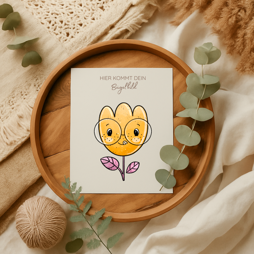 Bügelbild: Flowerbabys
