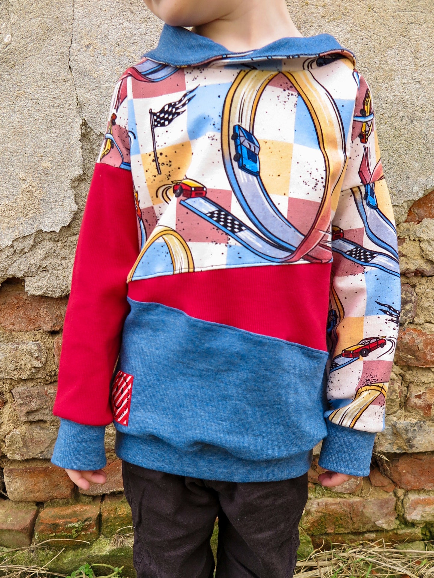 Schnipsel Sweater 80-152