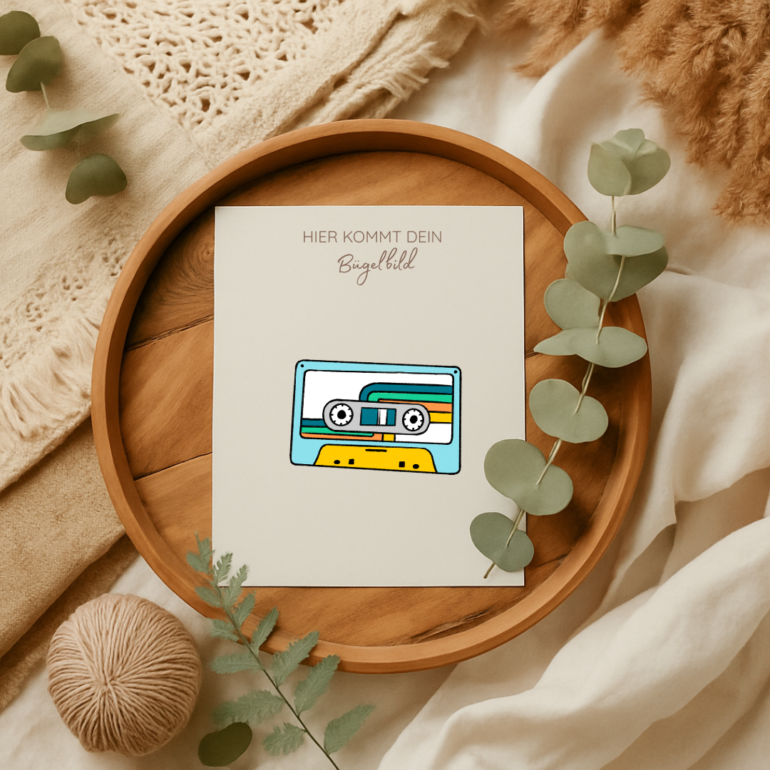 Bügelbild: Happy Tape