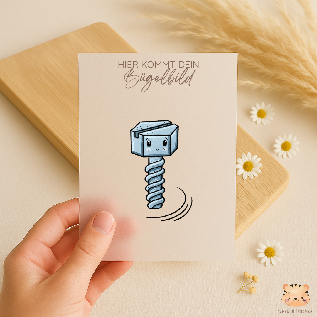 Bügelbild: Werkzeug