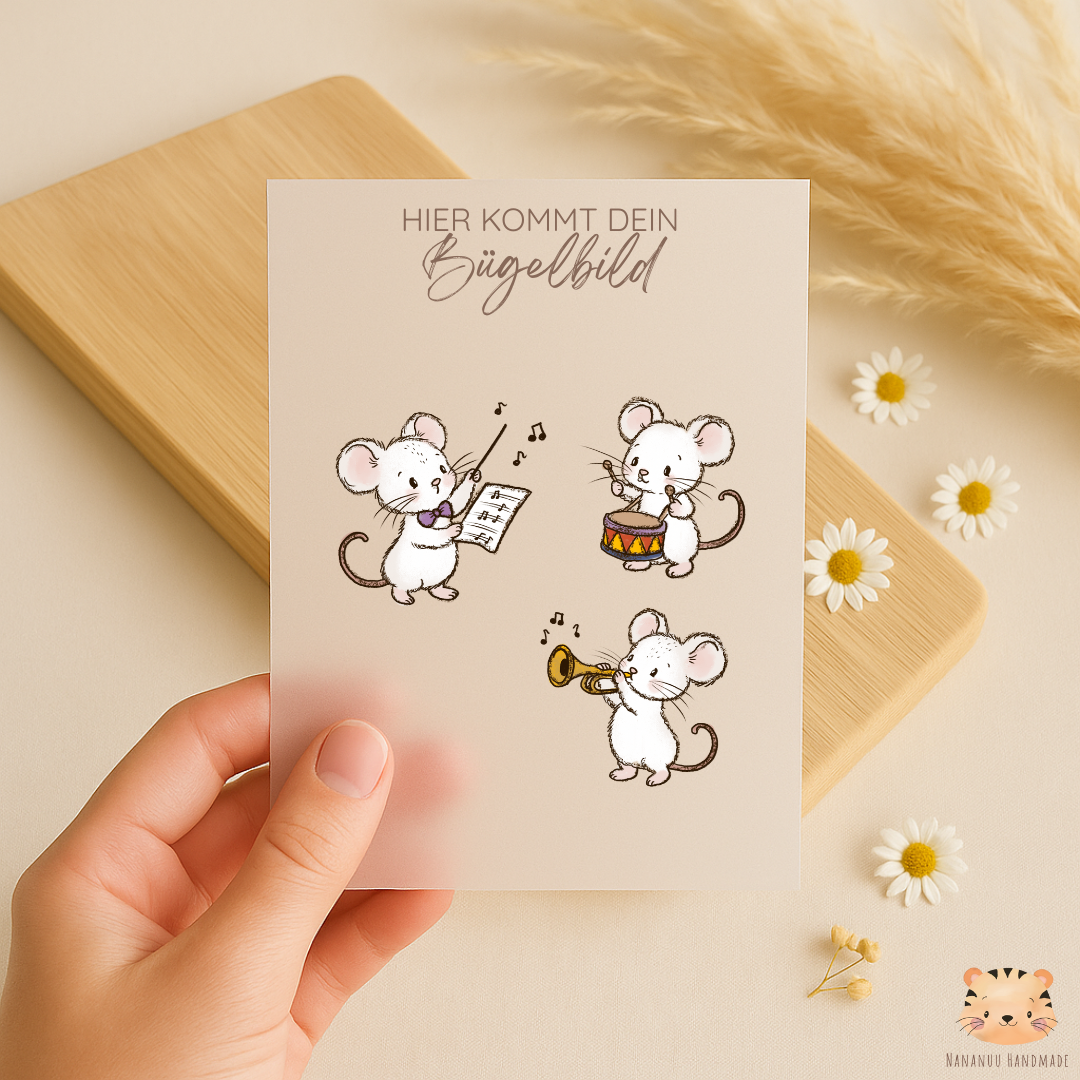 Vorbestellung: Bügelbild Vorschule