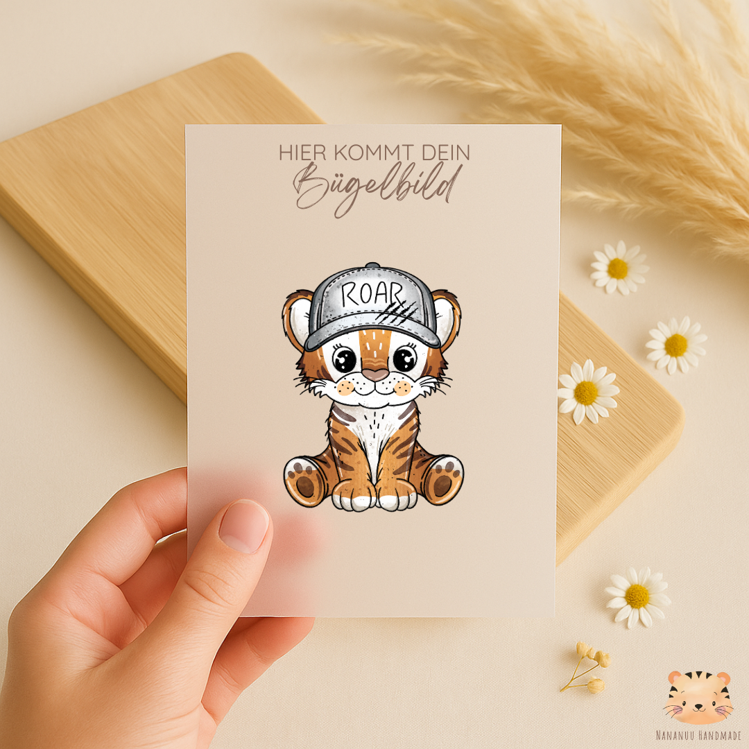 Bügelbild Tigerchen