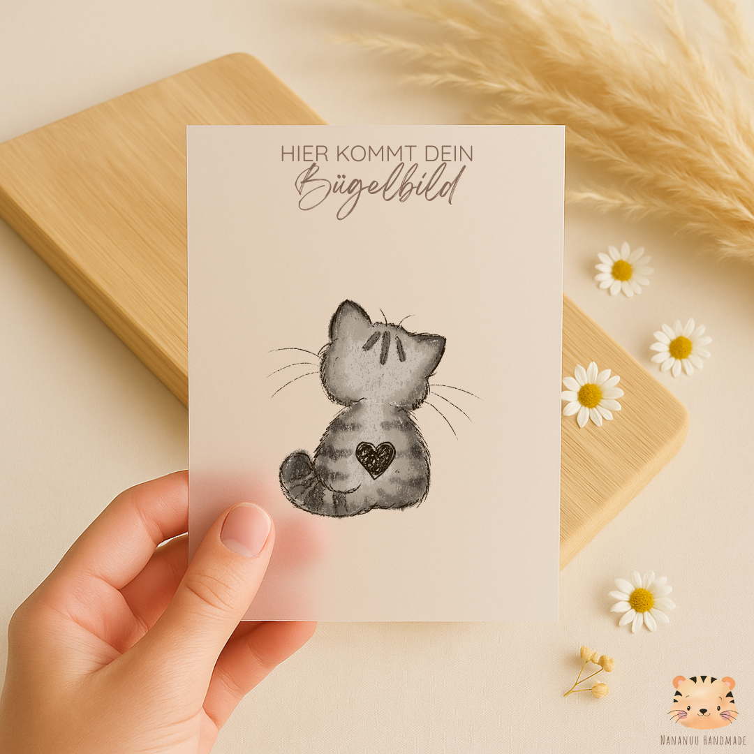 Vorbestellung: Bügelbild Catlover