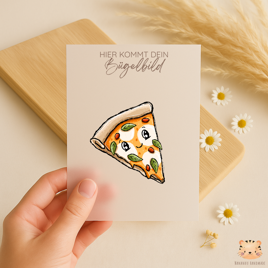 Bügelbild: Pizzalein