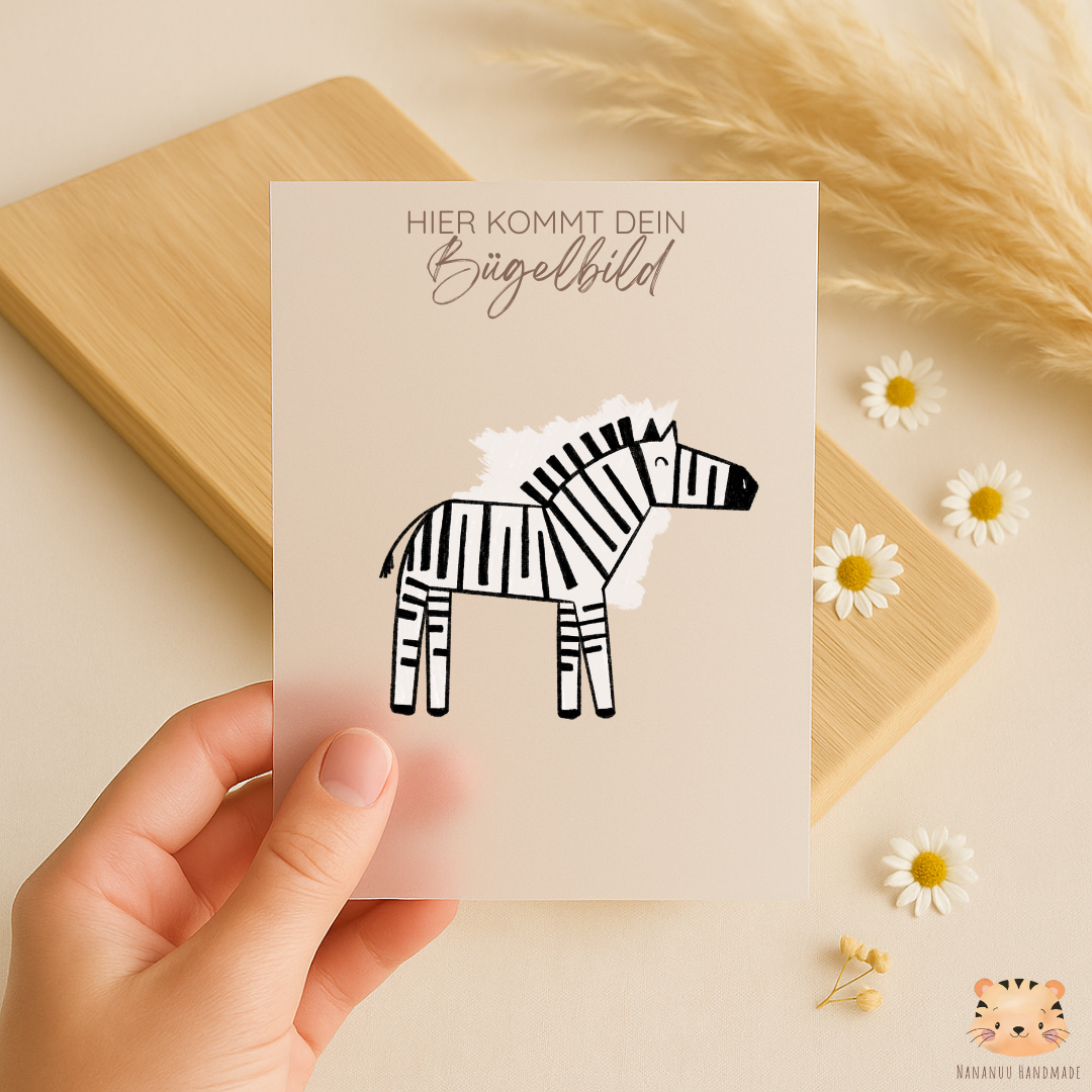 Vorbestellung: Bügelbild Be Wild