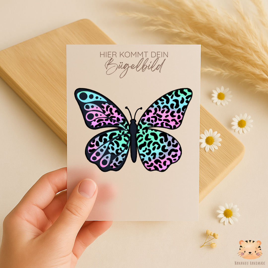 Vorbestellung: Bügelbild Leo Butterfly