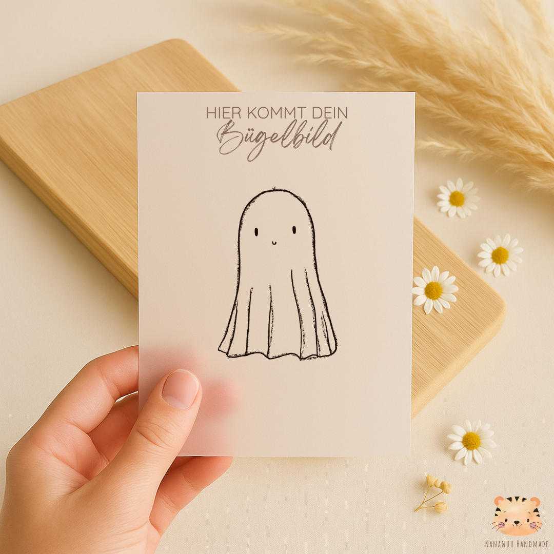 Vorbestellung: Bügelbild Doodle Halloween
