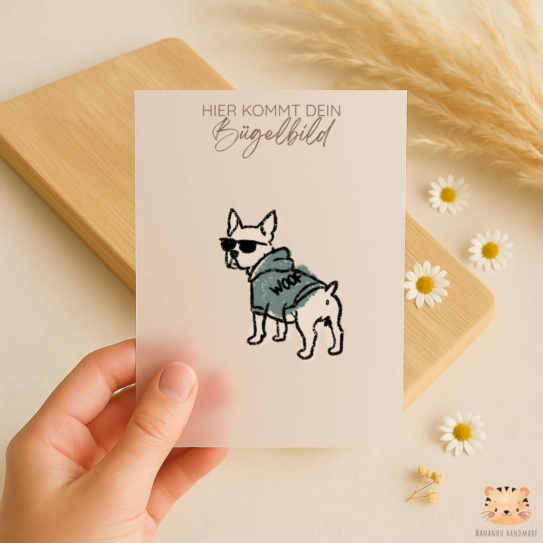 Vorbestellung: Bügelbild Doodle Wuffis