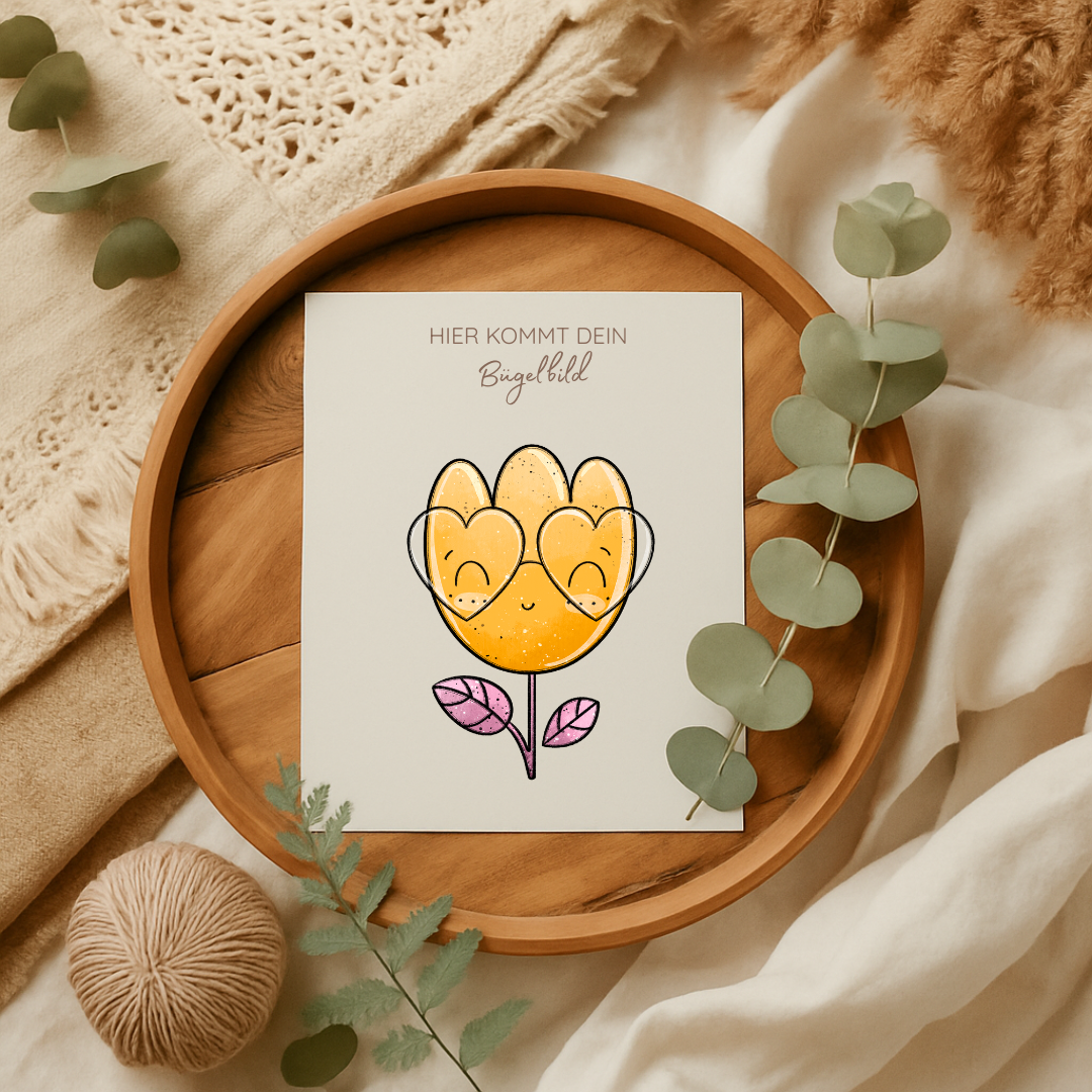 Bügelbild: Flowerbabys