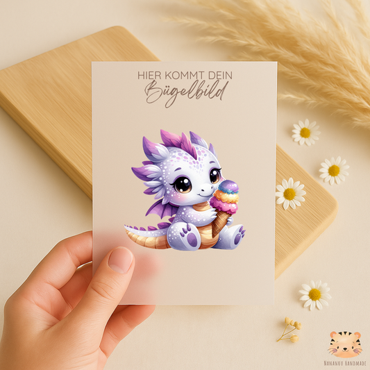 Vorbestellung: Bügelbild Sweet Dragons