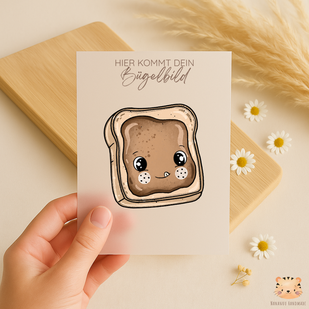 Bügelbild Schokotoast