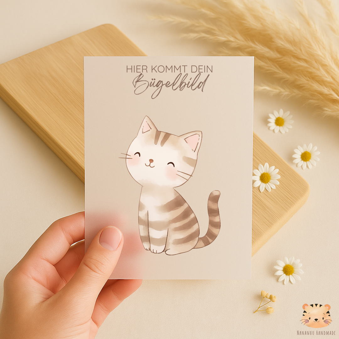 Vorbestellung: Bügelbild Kitty